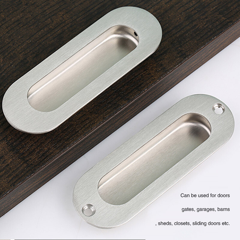 Sliding Door Flush Insert Pulls Knobs Recessed Flush Door With Screws