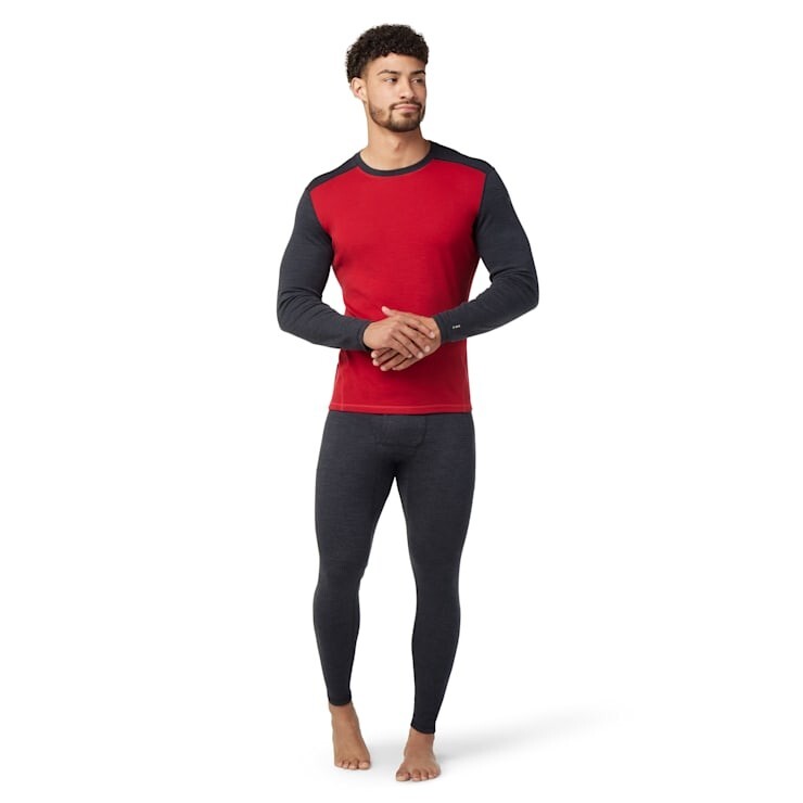 Smartwool Classic Thermal Base Layer 1/4 Zip Mens Medium RARE RHYTHMIC RED NWT