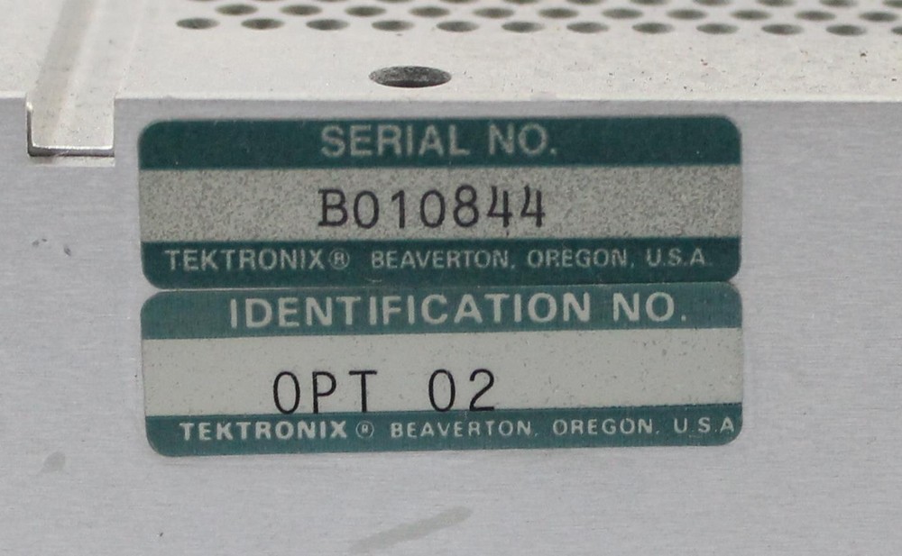 Tektronix AA501A Distortion Analyzer Plug in