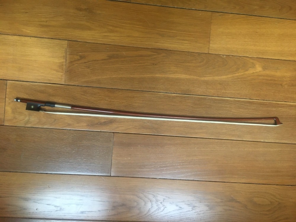 4/4 Pernambuco Nickel-Mounted Violin Bow 1900’s