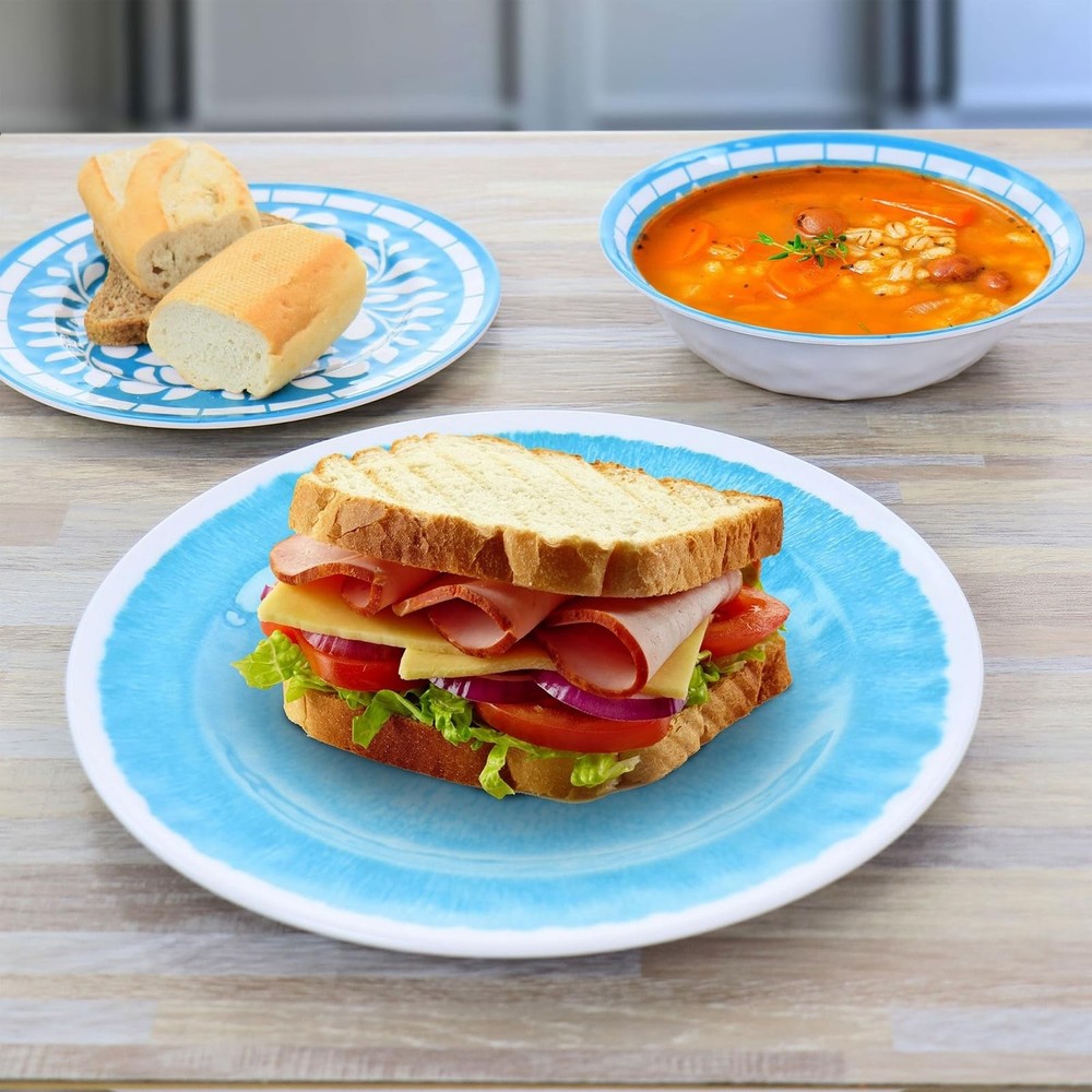Telly 12 Piece Melamine Dinnerware Set