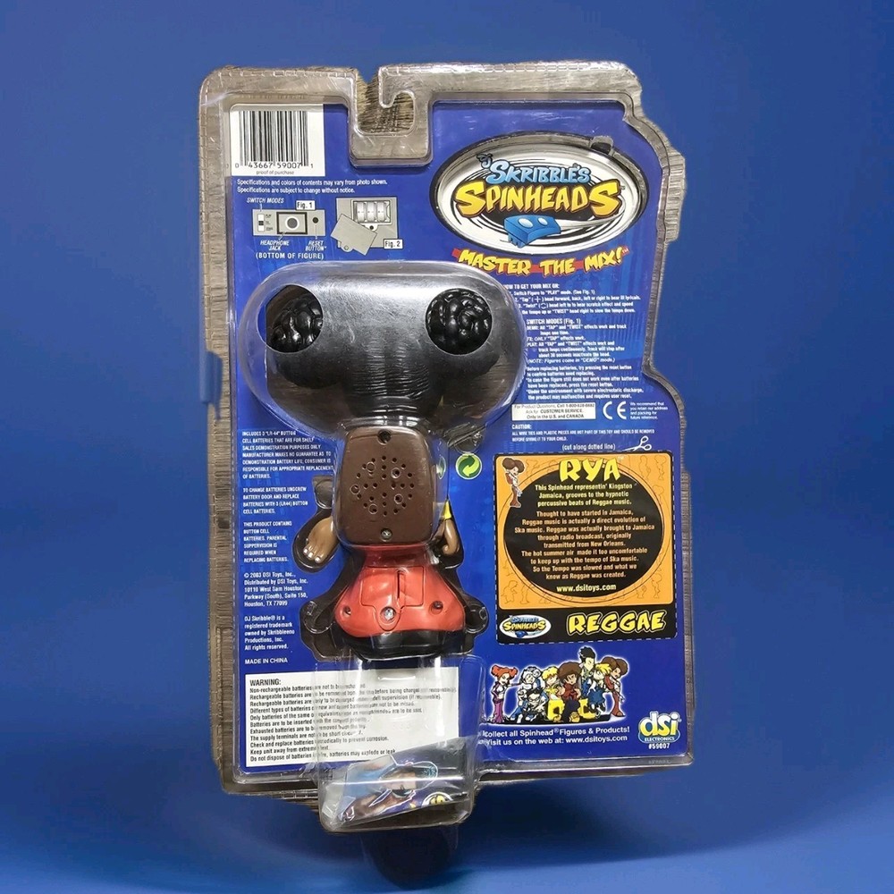 2003 DJ Skribbles SPINHEADS 🎵 By DSI Electronics Black RYA