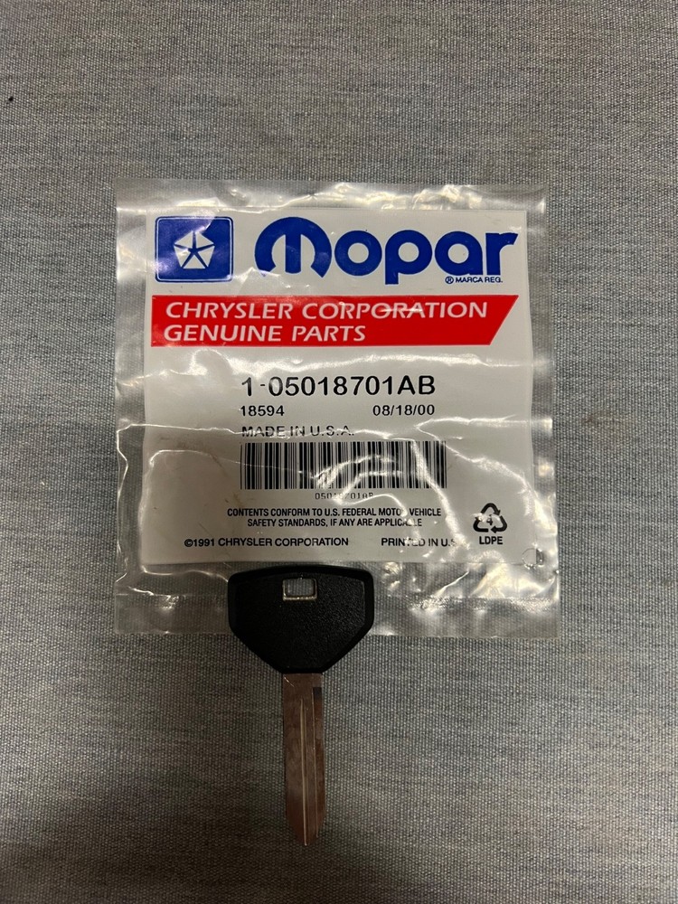 Genuine Mopar Master Key 5018701AB