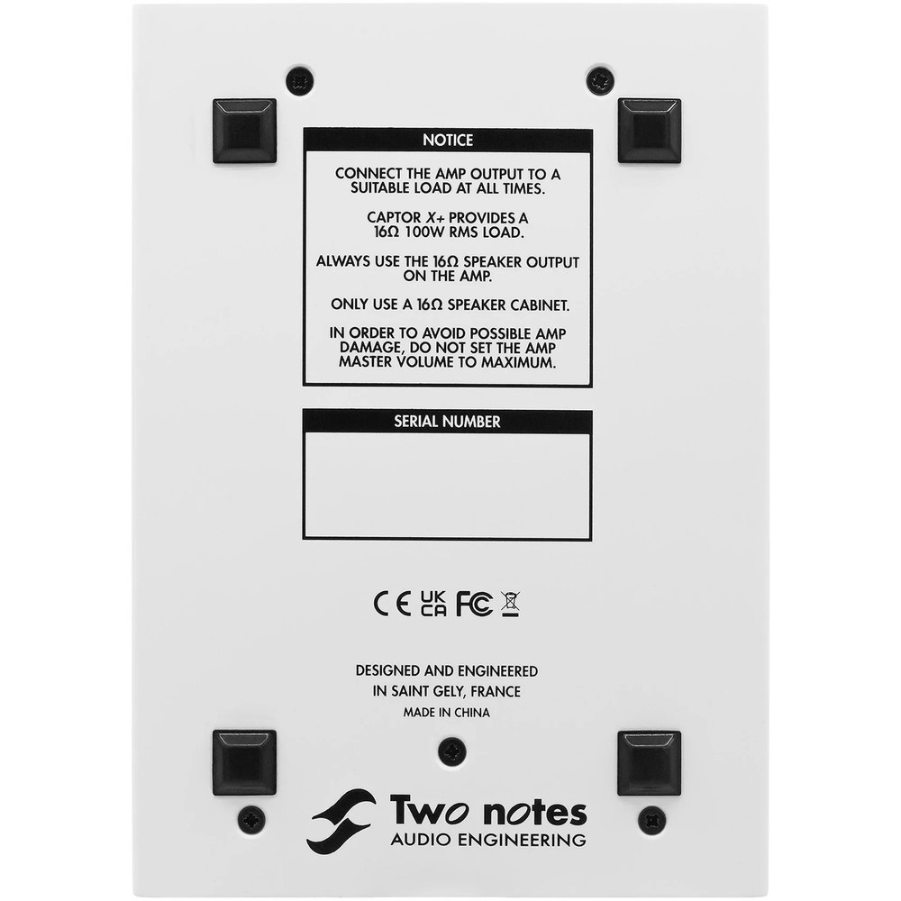 Two Notes Engineering Torpedo Captor X+ 16 Ohm Compact Reactive Load Box