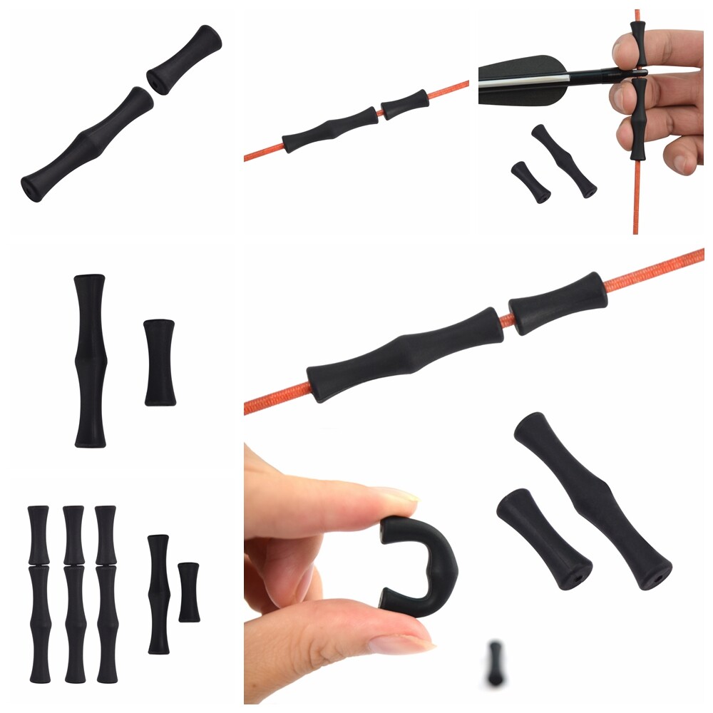 Fingertabs Bowstring Finger Saver Tab Archery Guard Silicon Release Recurve Bow