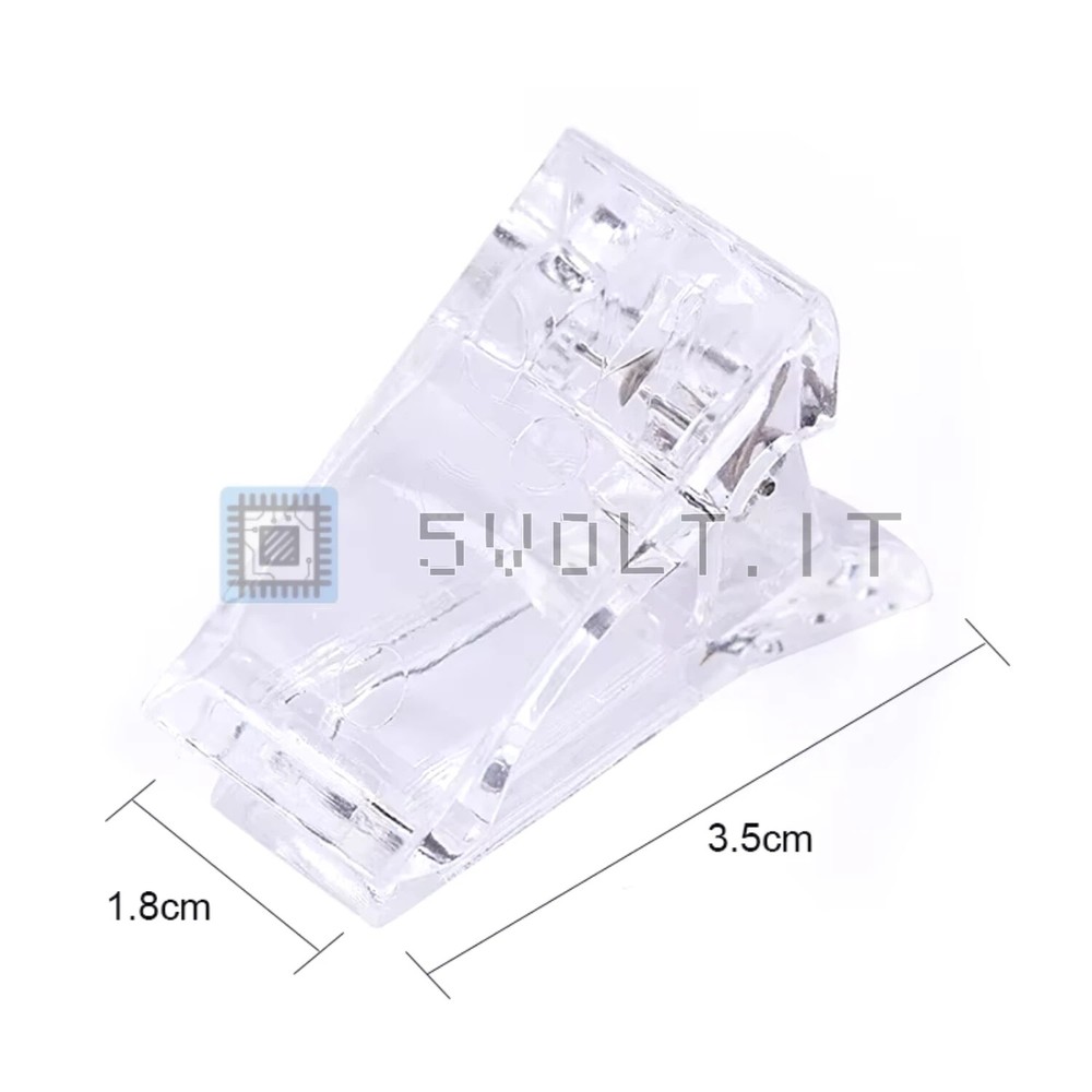 Transparent Nail Clip Quick Extension UV Clamp