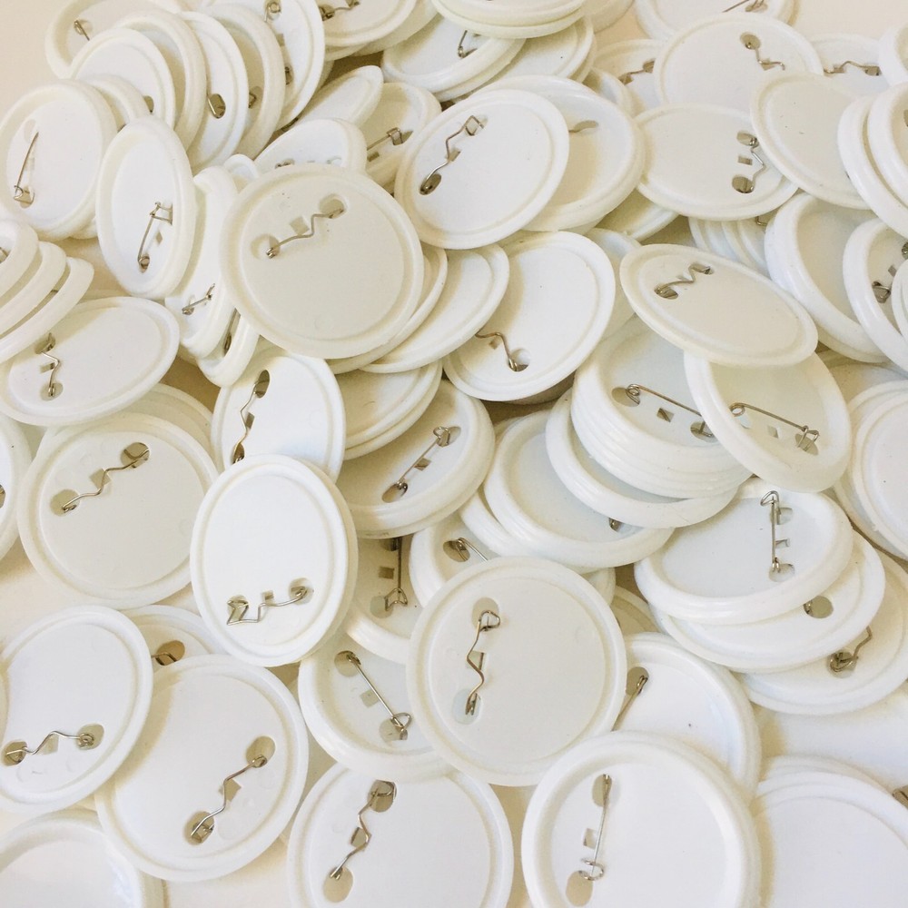 140pcs Blank Button Badge Part ( Bottom Only ) For Button Making DIY E1-29
