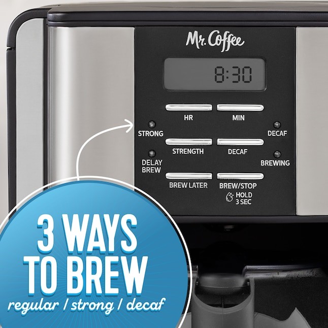 Mr. Coffee 12 -Cup Programmable Residential Pour over coffee maker Automatic