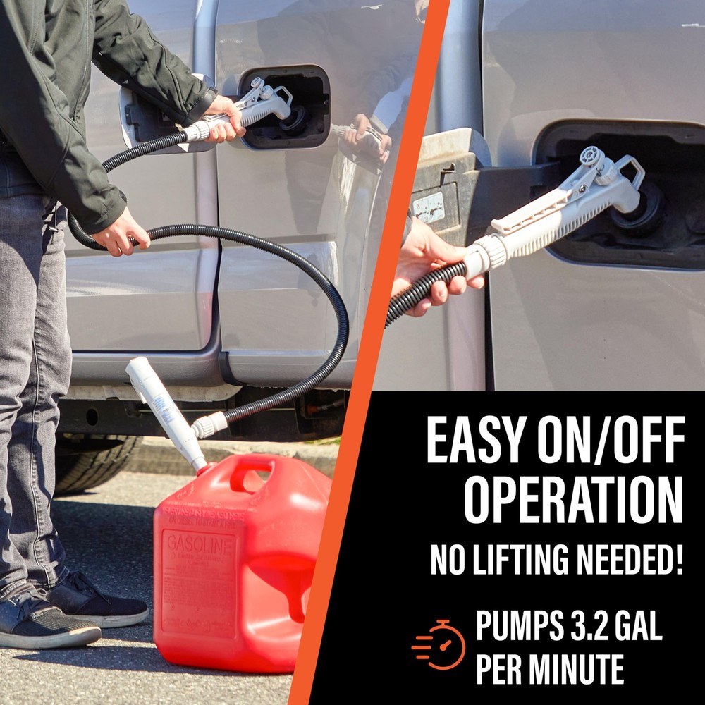 DeWay Battery-Powered Stick Fuel Hand-Trigger Nozzle, Nozzle