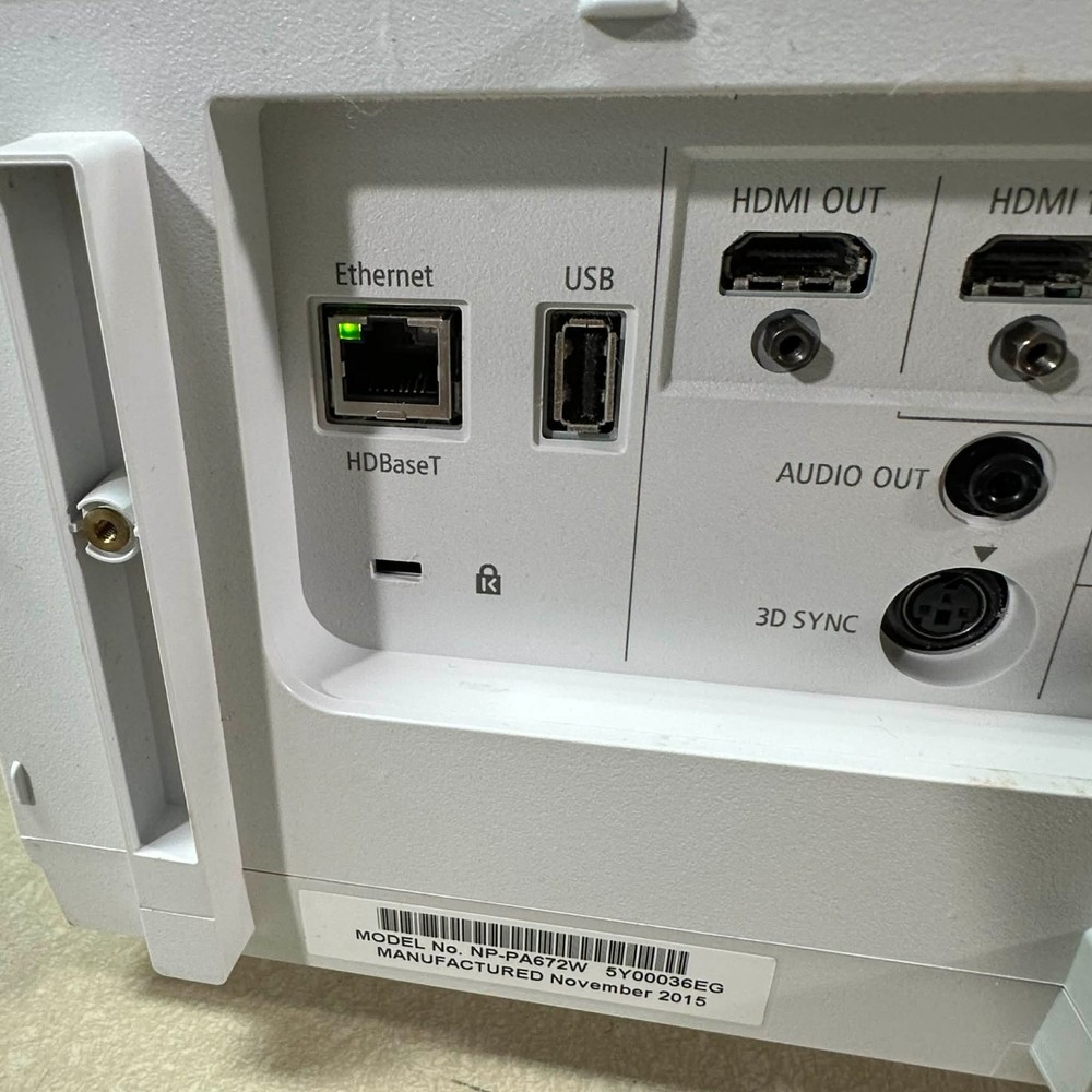 NEC PA672W Video Projector Remote Works Read Description 41026