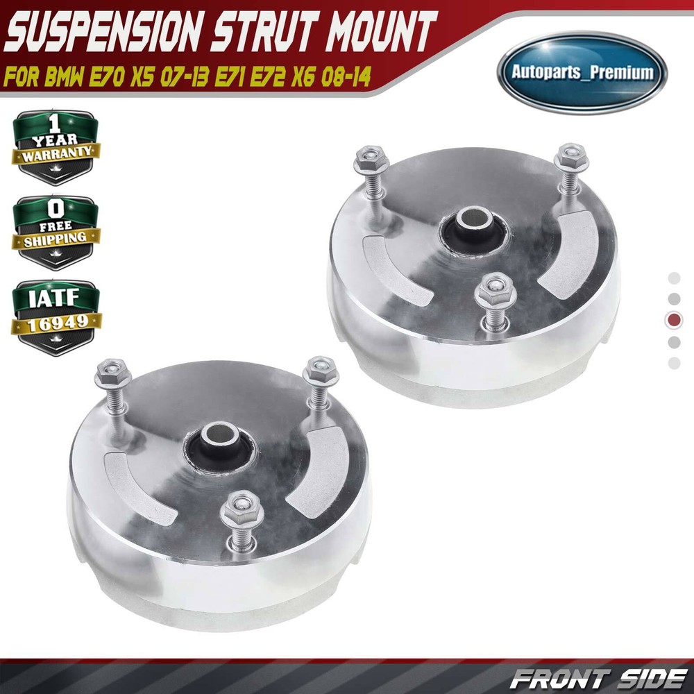 2x Front Suspension Strut Mount for BMW E70 X5 2007-2013 E71 E72 X6 2008-2014