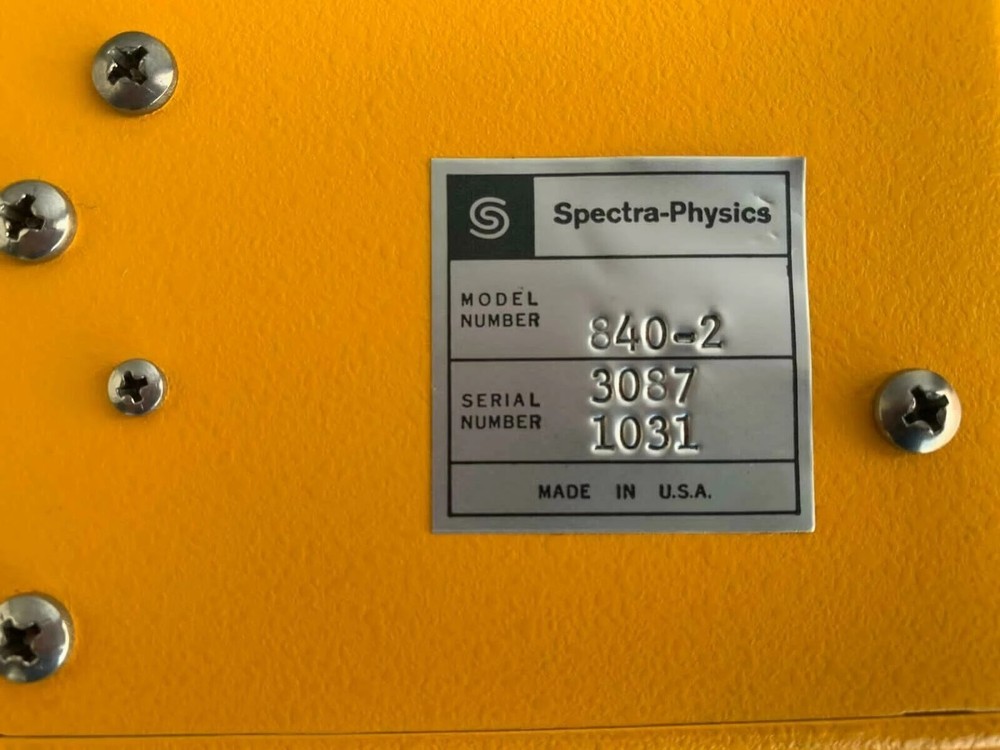 Rotolite Spectra Physics 842 Building Laser