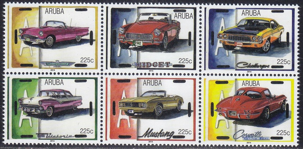 Arubu Issue 2014 (744-749) Cars