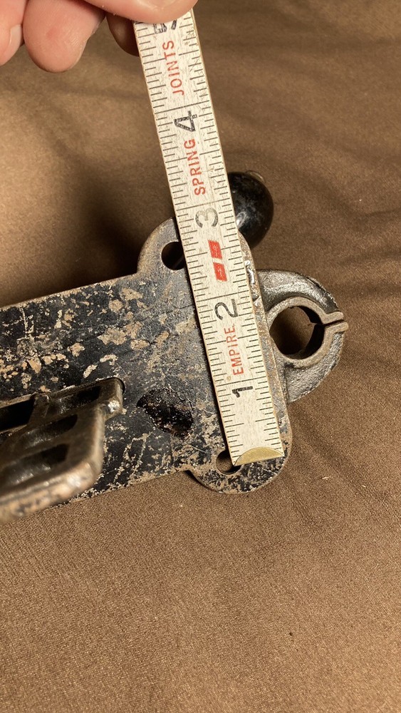 Vintage Antique Spring Load Lock Latch Pull Down Barn Gate Door Unusual Hardware