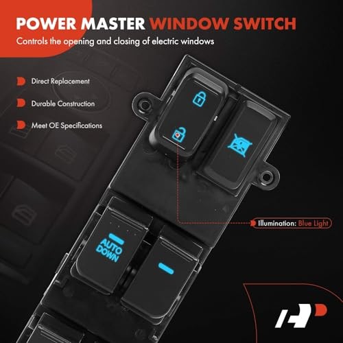 Master Power Window Switch Compatible with Kia Optima 2011 2012 2013, Only