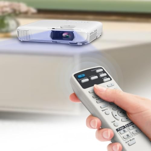 Replace Projector Remote Control fit for Epson Projector, Home Cinema,
