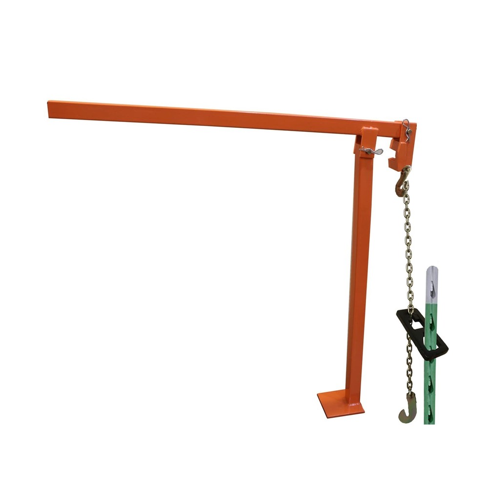 T Post Puller Fence Post Puller Heavy Duty Fence Post Puller with 47" Lifting...