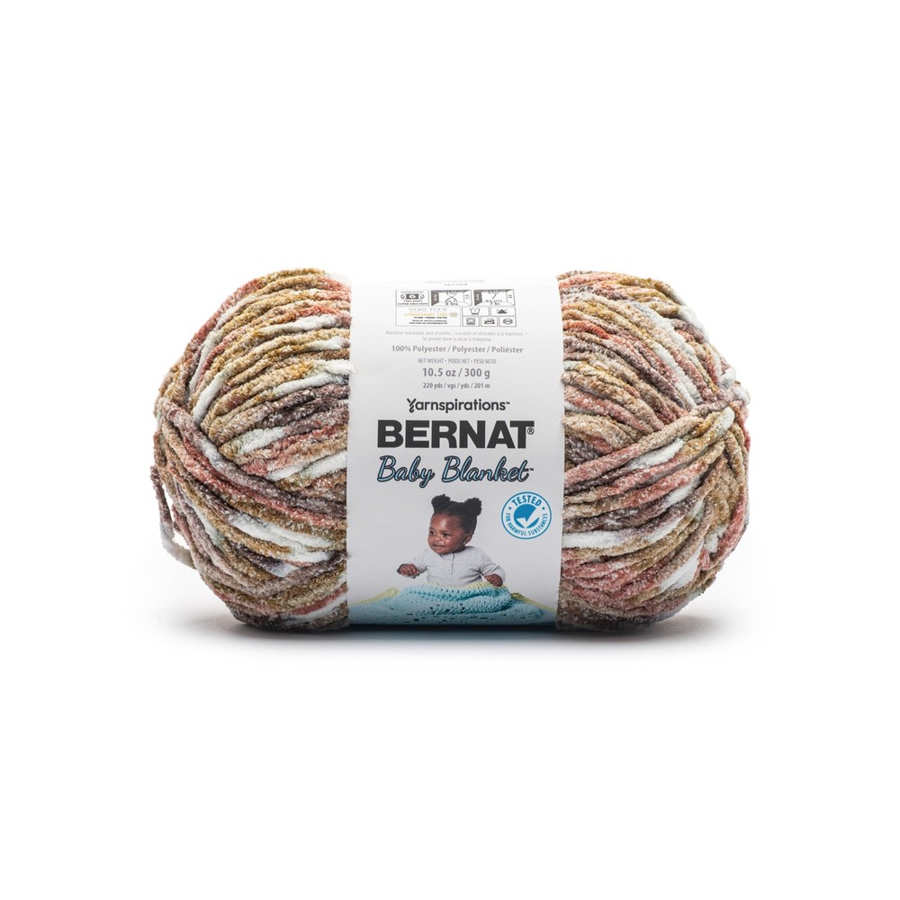 Bernat Baby Blanket Tabby Yarn - 1 Pack