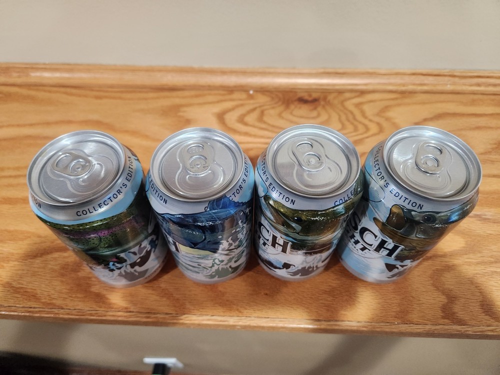 2023 Busch Light Fish Collectable Cans