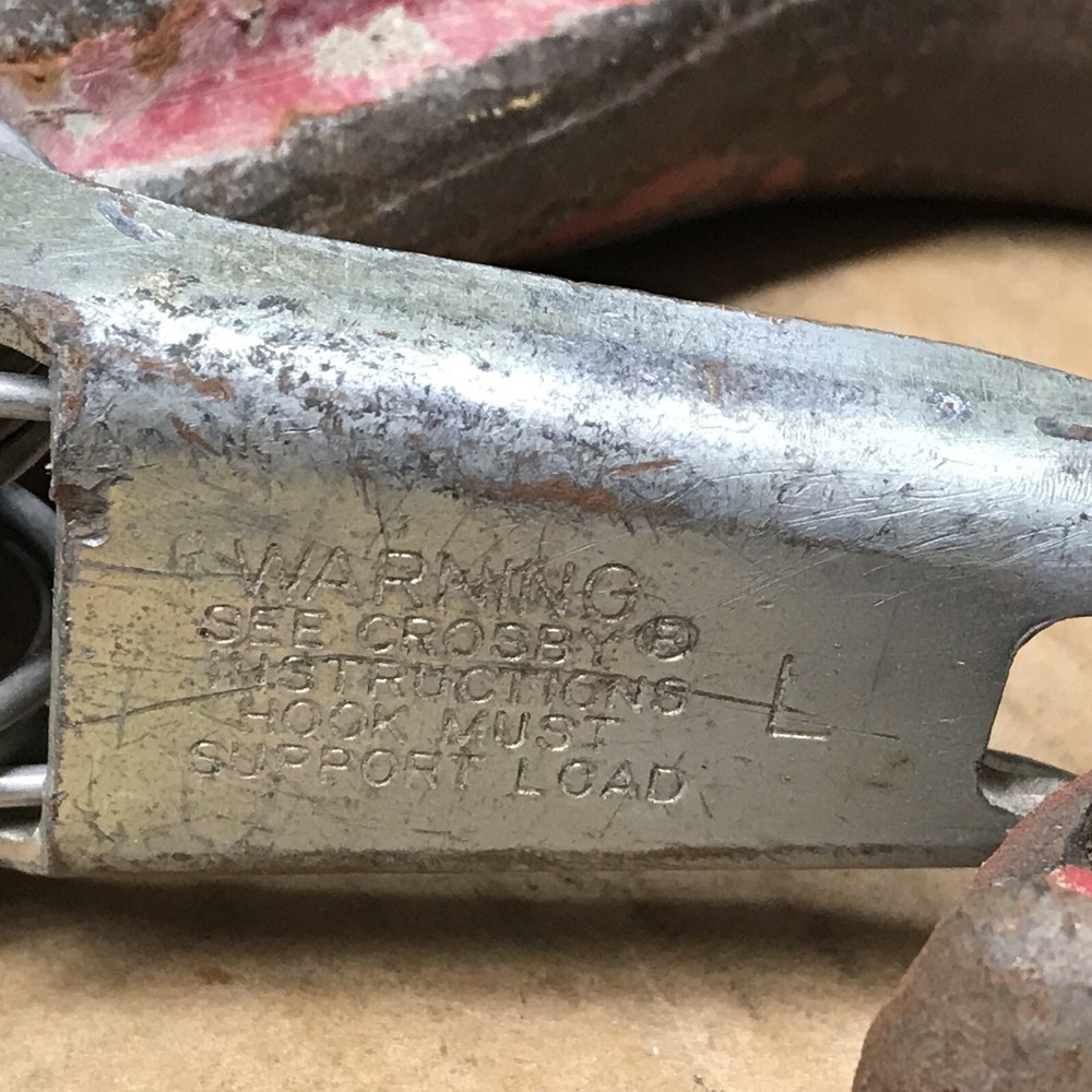 Crosby 319 HOOK TYPE 22 TON SPLIT NUT MADE USA