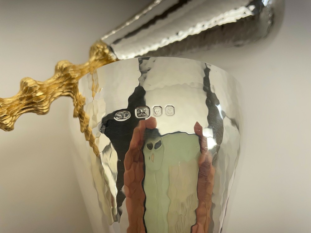 Stuart Devlin Silver & Silver Gilt Gilt Wine goblets 1979 4