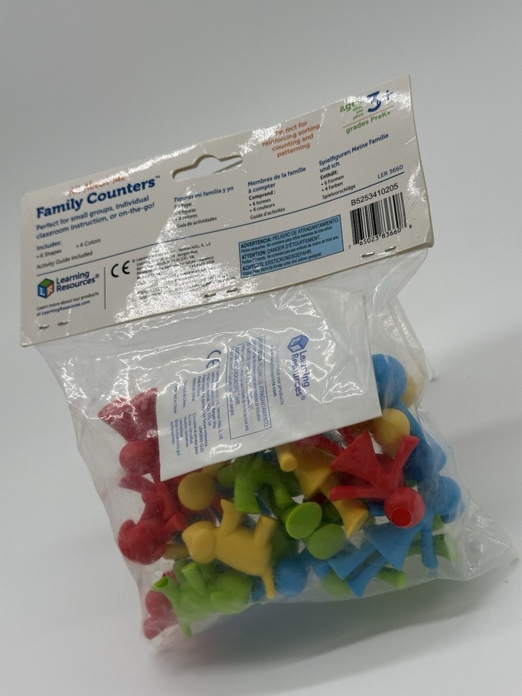 Learning Resources Family Counters Smart Pack, Tactile Learning, Counting NEW🔥