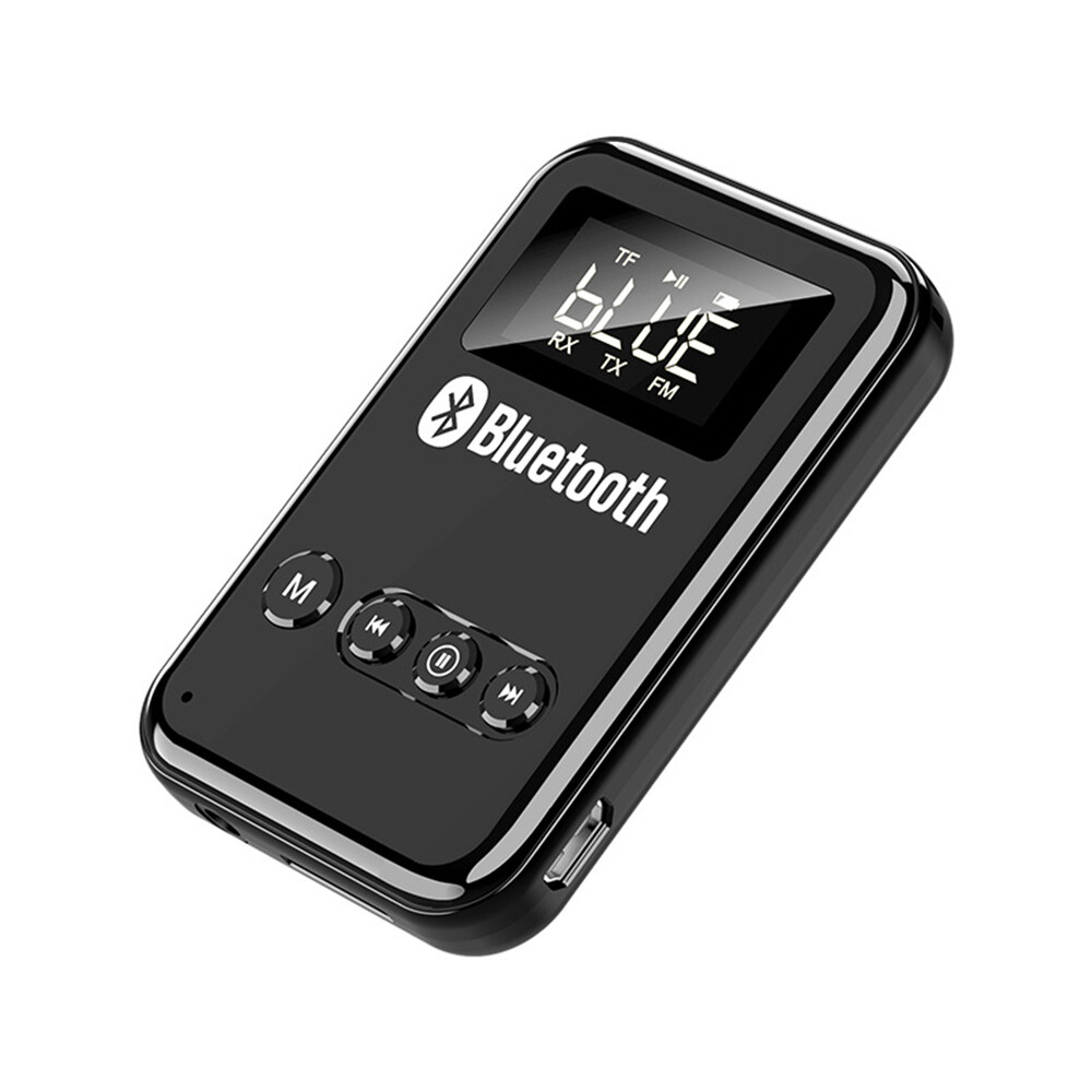 Bluetooth Wireless FM Transmitter Adapter Receiver for Car Audio Music Headphone