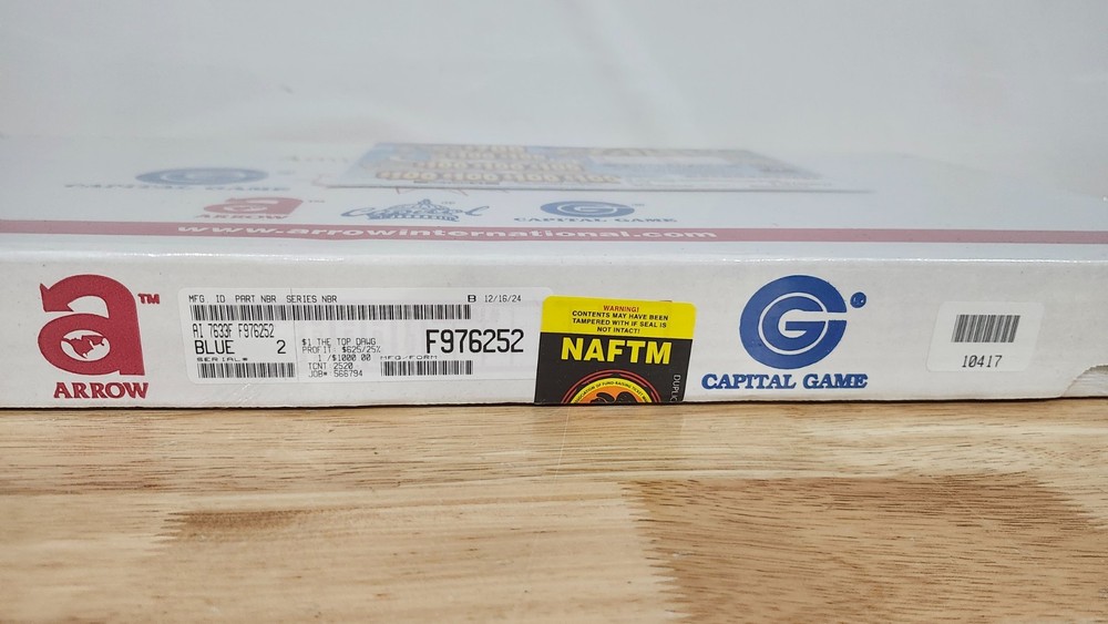 sealed pull tab ticket game The Top Dawg-2520 count