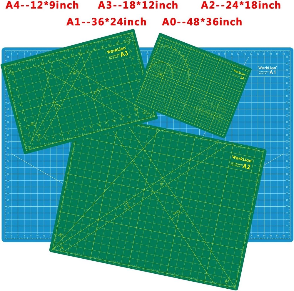 Double-Sided 24x36 Eco-Friendly Cutting Mat for Sewing and Scrapbooking Needs