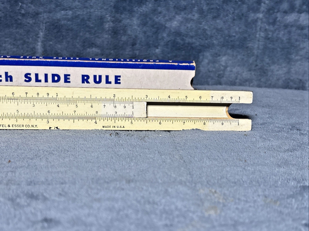 ENGINEERING INSTRUMENTS INC 10" SLIDE RULE W/ BOX