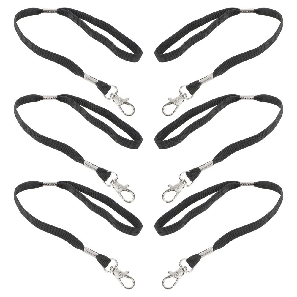 6 Pcs Elastic Ski Glove Lanyard String Straps Skiing Tether Wrist