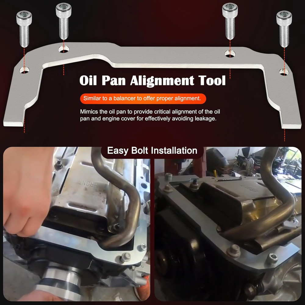 Front and Rear Cover Billet Alignment Tool & Oil Pan Alignment Tool Fits for LS