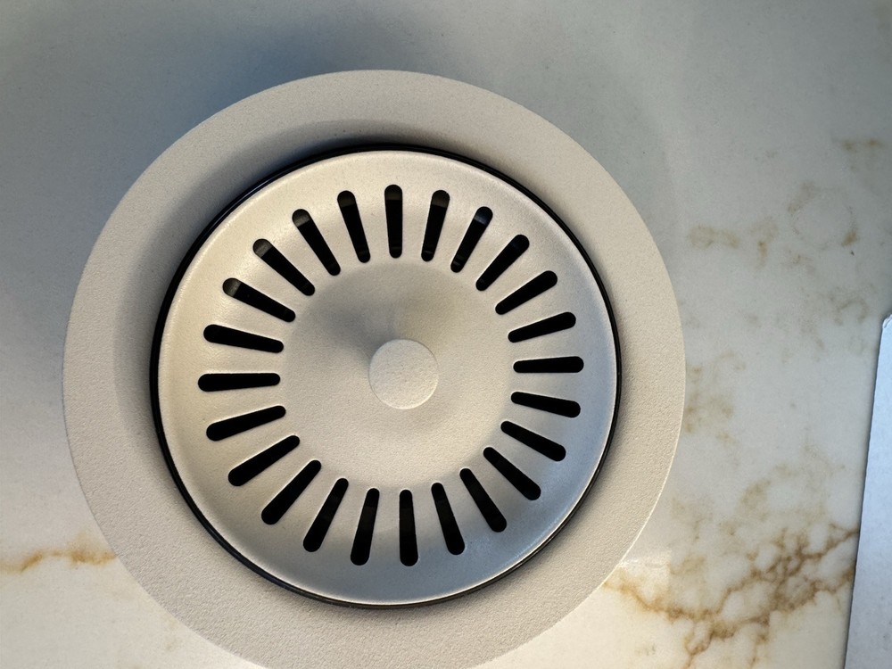 Blanco 203443 Metal Waste Flange Soft White Color-Coordinated -New In Open Box