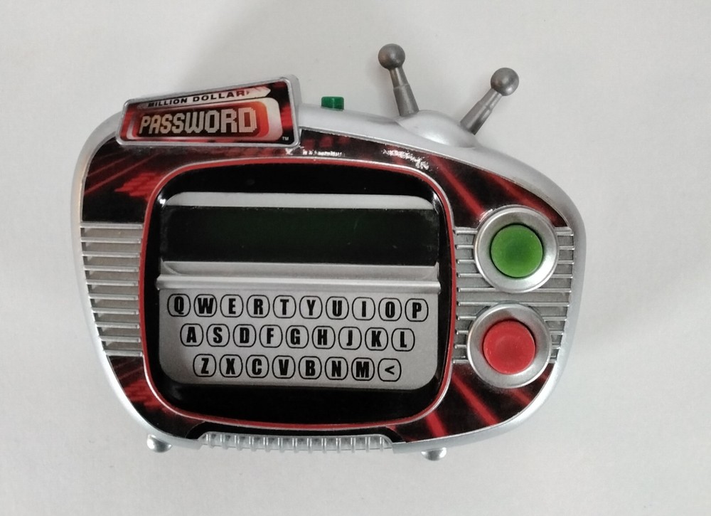 Million Dollar Pasword Electronic Word Game good condition  ASIS