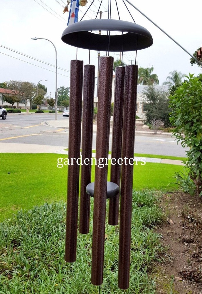 LARGE 44" WIND CHIME BROWN 44" LARGE WIND CHIME
