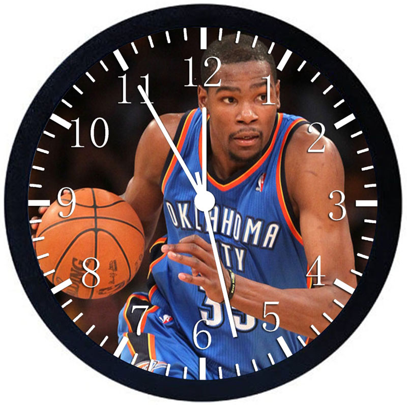 Kevin Durant Black Frame Wall Clock Nice For Decor or Gifts E390