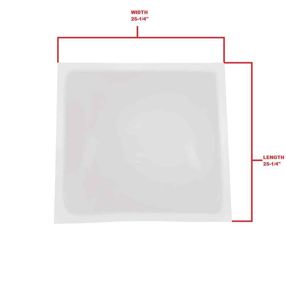 Replacement Acrylic Dome Gordon Curb Mounted Skylights Easy Installation White