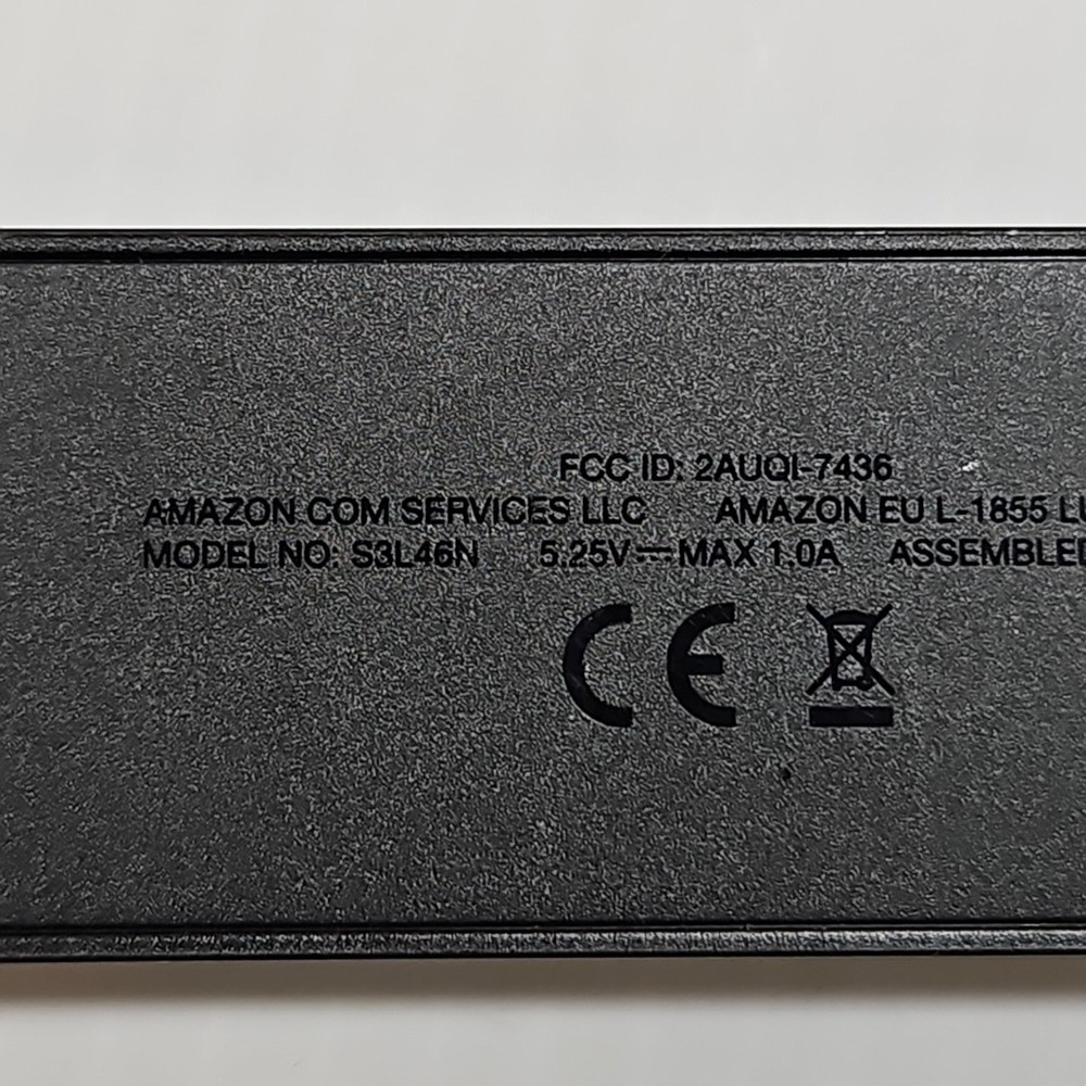 Amazon Fire Stick S3L46N with Remote - Tested