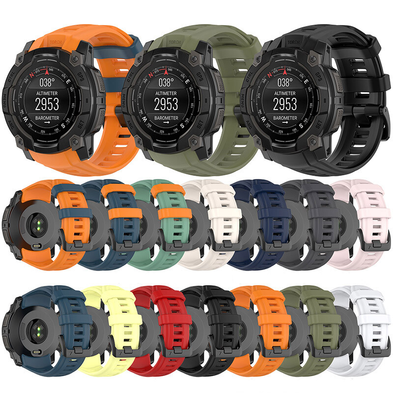 Quick Fit Replacement Silicone Band Strap+Tool For Garmin Instinct3 45MM 50MM