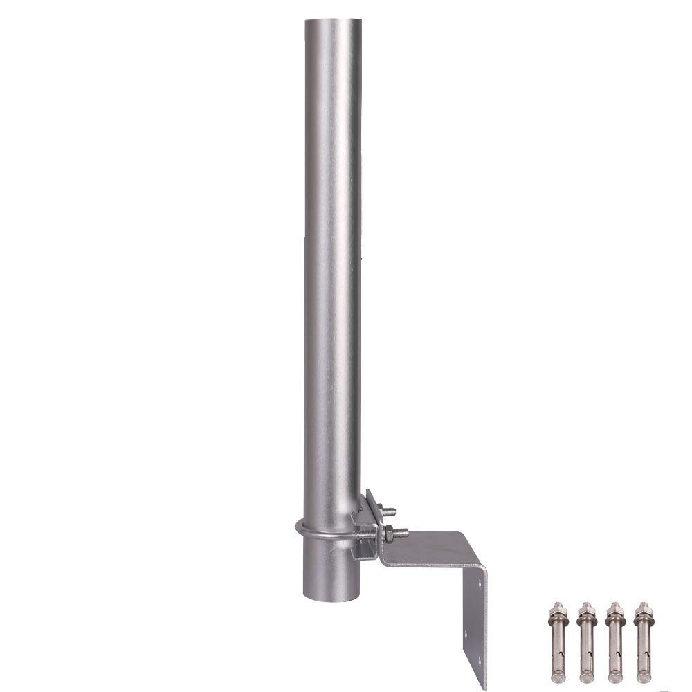XRDS-RF 16" Antenna Pole, Upgraded Length Pole Mount, Silver