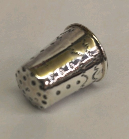 Sterling Silver 925 Thimble Vintage Native American Made
