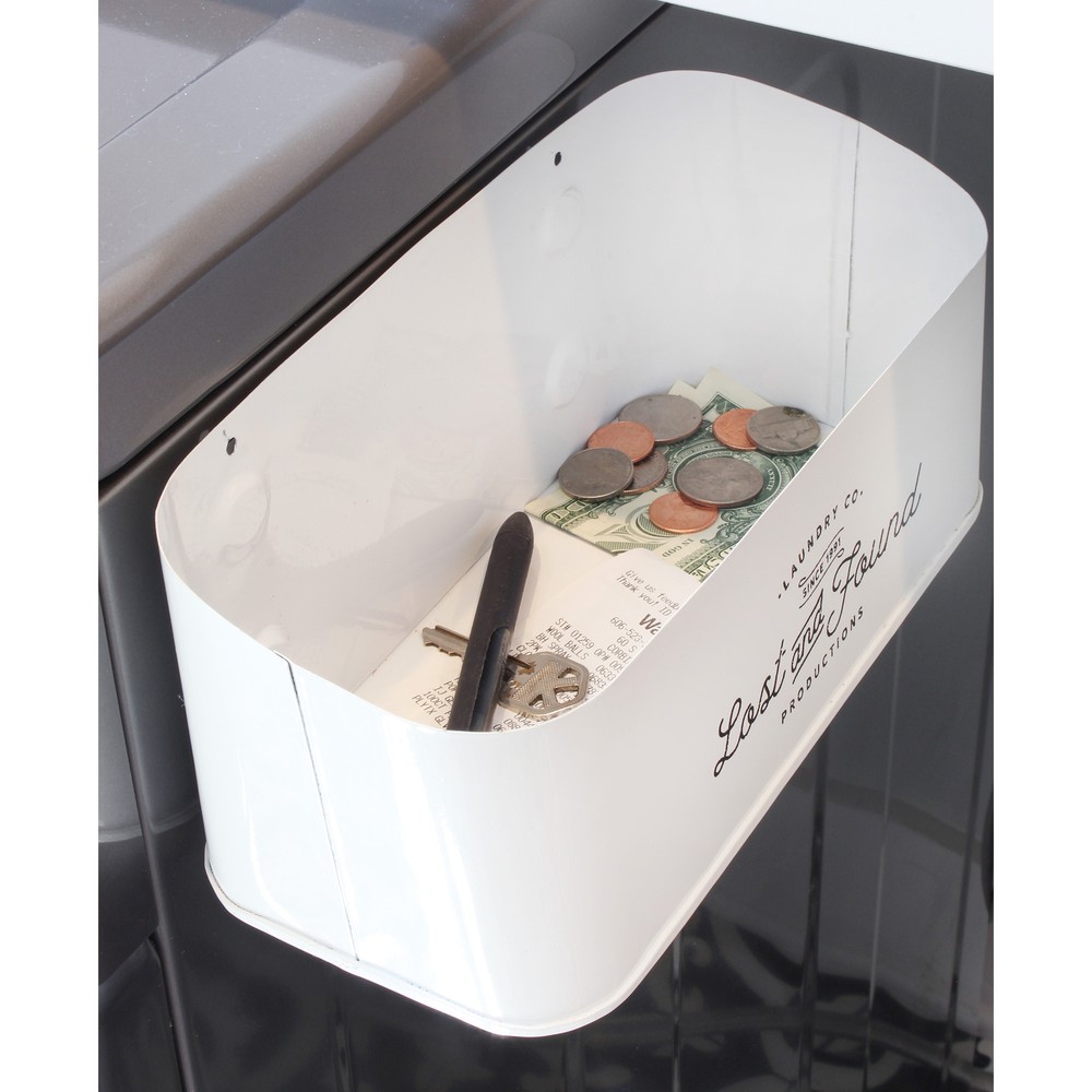 Laundry Lost & Found Treasures Holder, Magnetic/Wall-Mounted Lost Coins Bin