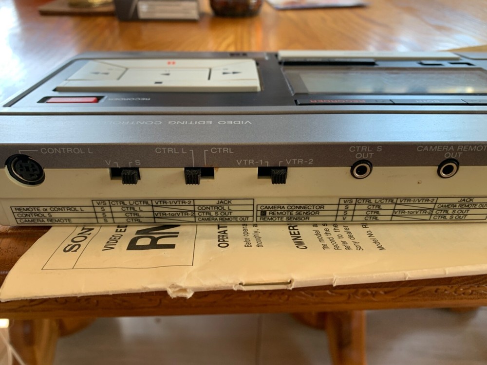 Vintage Sony Video Editing Controller, RM-E100V