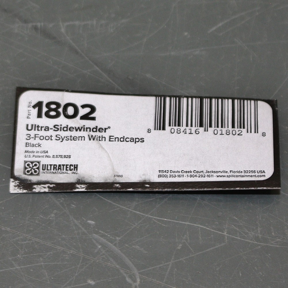 Ultratech Sidewinder Cable Protector 1802, 3/8" Wire x 3 ft, 1 Channel Drop Over