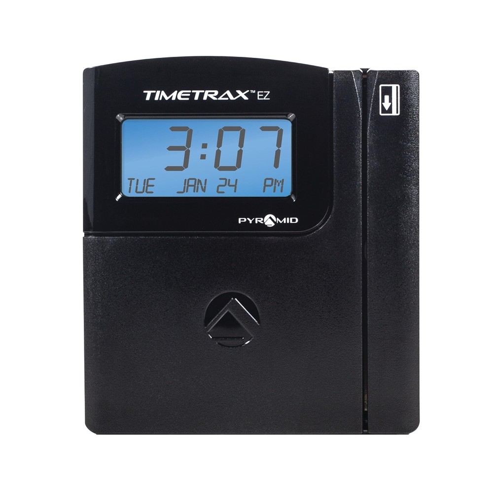 Pyramid Time Systems TTEZEK TimeTrax Automated Swipe Card Time Clock System I...