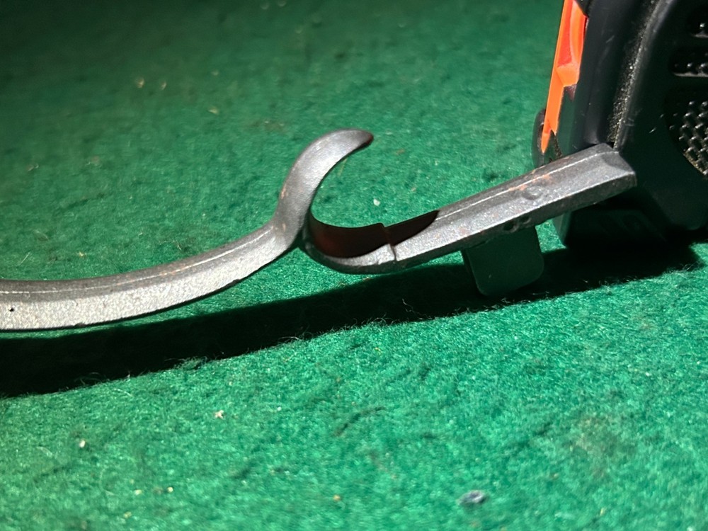 8 1/8" steel muzzle loader rifle trigger guard NOS #11