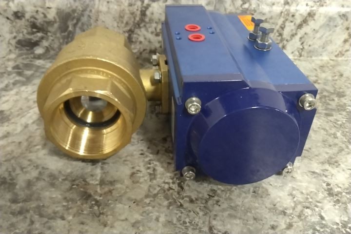 Dynaquip Controls PHH28ATSR08310A 2 In Pneumatically Actuated Two-Way Ball Valve