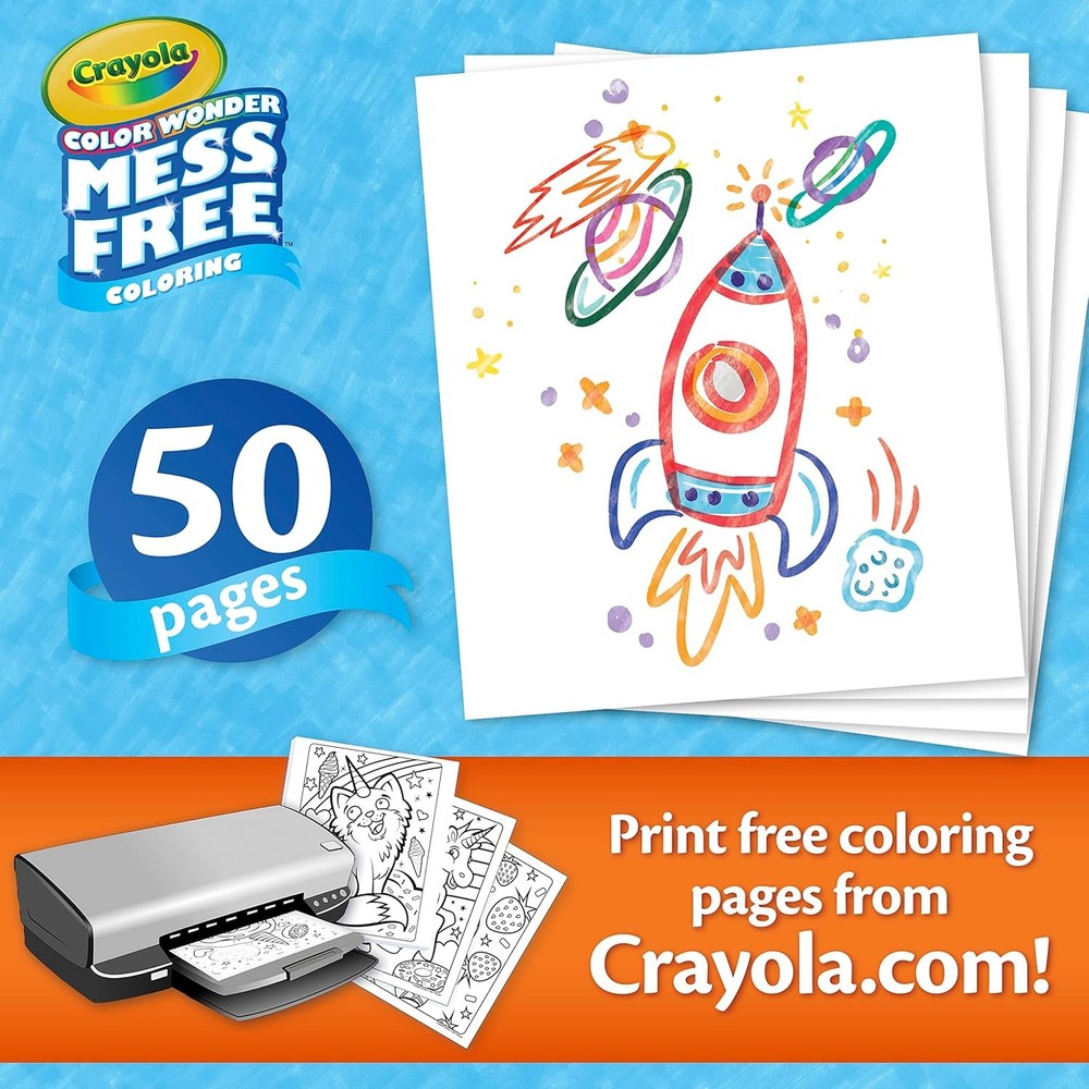 Mess-Free Coloring Pages Refill