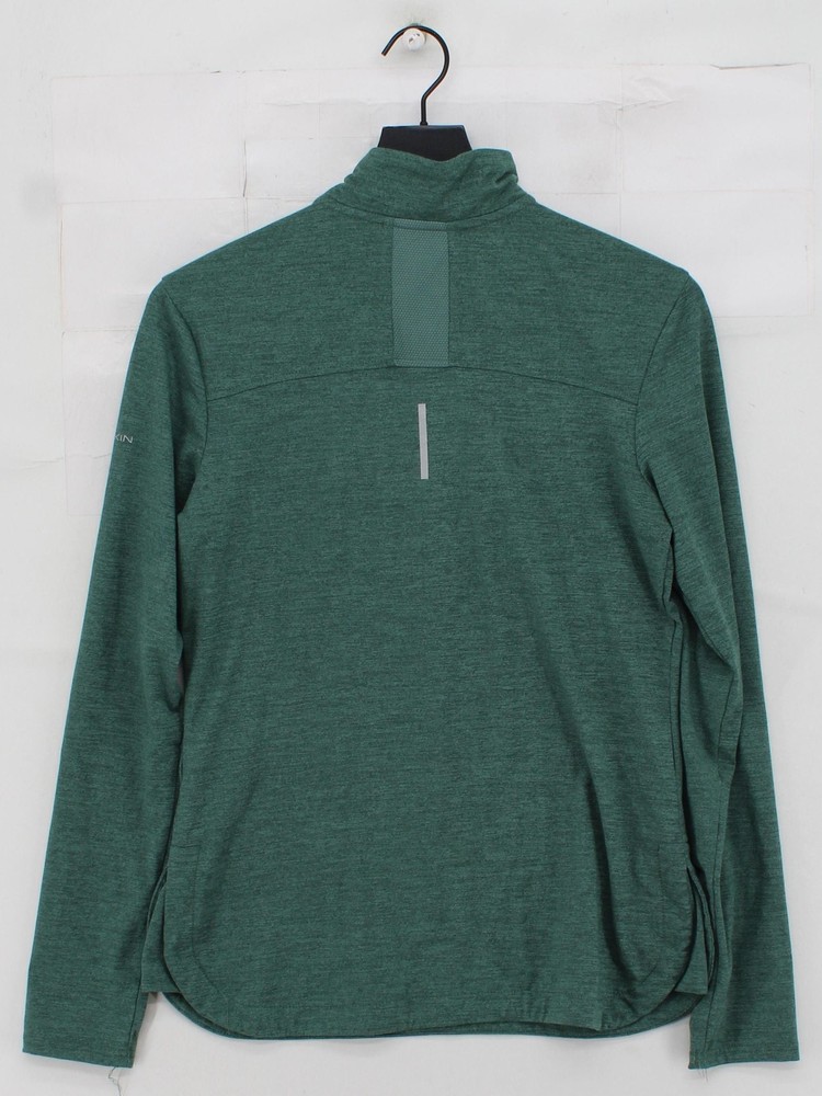 Trespass Men's Loungewear S Green Polyester with Elastane Mock Neck Basic