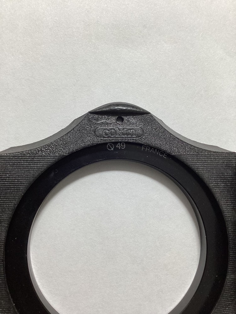 COKIN A SERIES SQUARE FILTER HOLDER ADAPTER WITH 49 mm RING
